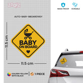 Fun Design Baby on Board Car Decal